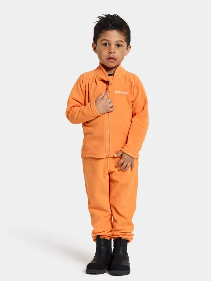 Monte Kid039s FullZip 10 Cantaloupe Kids Didriksons Fleece and Midlayers