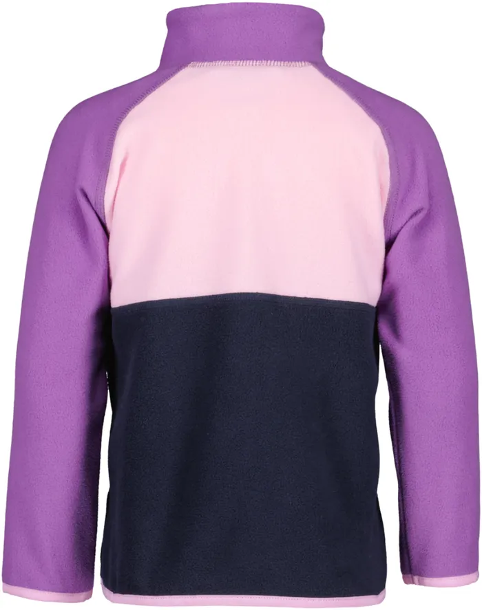 Monte Kids039 Half Button Tulip Purple Kids Didriksons Fleece and Midlayers