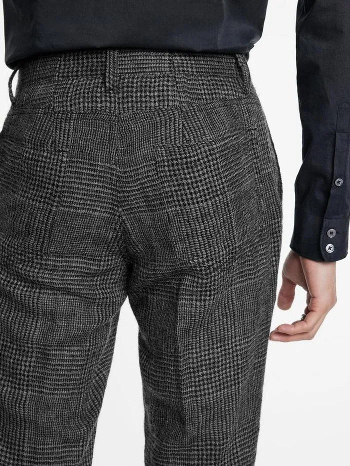 MOTOR CITY PANTS Flat Grey Men John Varvatos Dress Pants