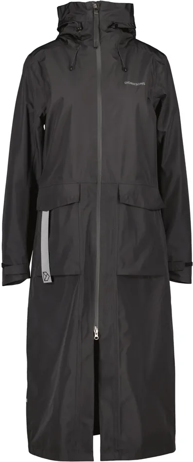 Nadja Parka Long Black Women Didriksons Spring Jackets