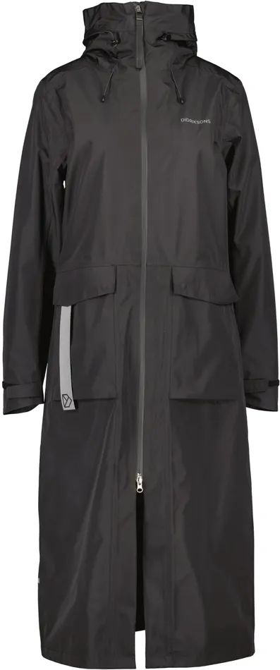 Nadja Parka Long Black Women Didriksons Spring Jackets