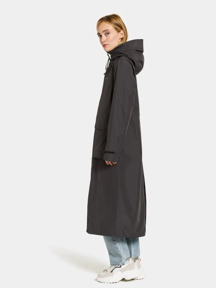 Nadja Parka Long Black Women Didriksons Spring Jackets