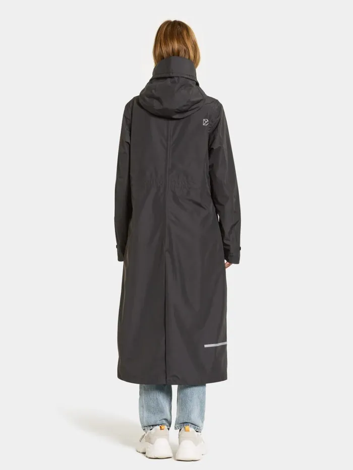 Nadja Parka Long Black Women Didriksons Spring Jackets