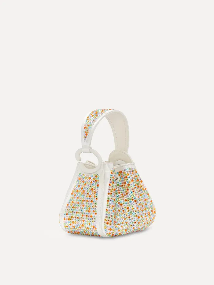 Nano Confetti Pav O Handle Bag Rainbow Women Oscar De La Renta Handbags