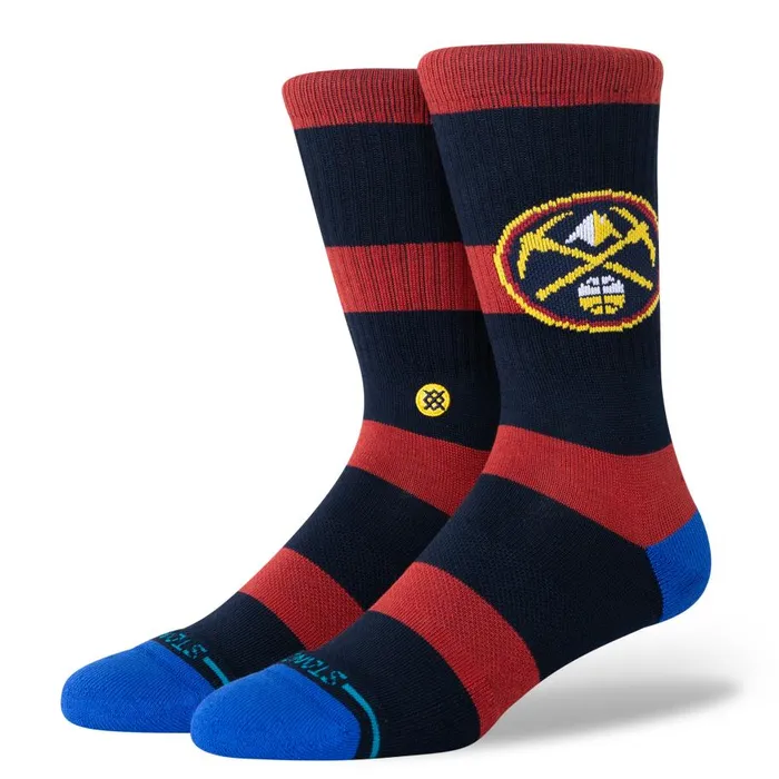 Nba 2024 Prep Crew Socks Denver Nuggets MenWomen Stance Crew