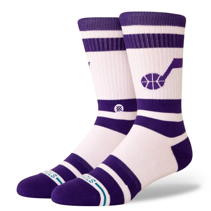 Nba 2024 Prep Crew Socks Utah Jazz MenWomen Stance Crew