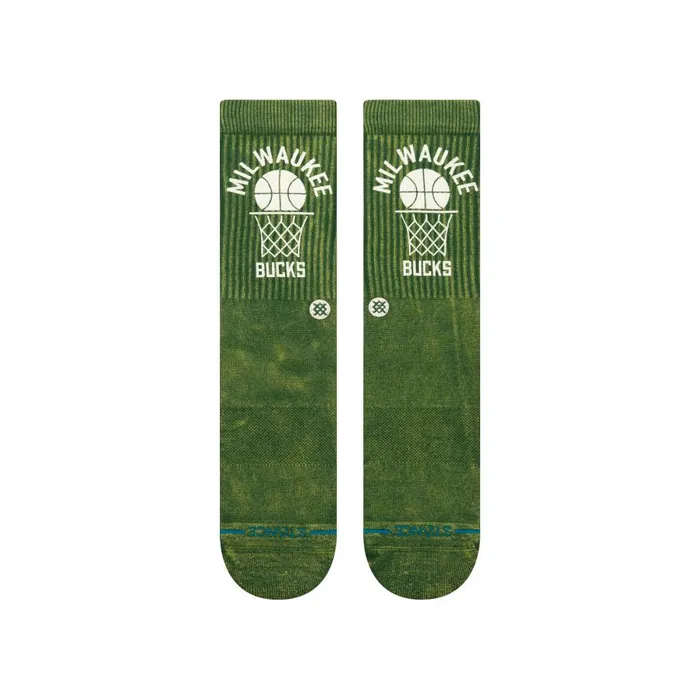 Nba 2024 Vintage Crew Socks Milwaukee Bucks MenWomen Stance Crew