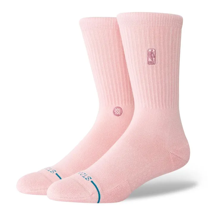 Nba Logoman Crew Socks Dustyrose MenWomen Stance Crew