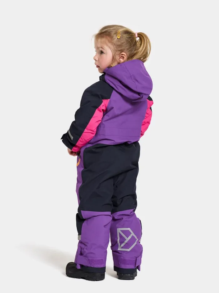 Neptun Kids039 Coverall Disco Purple Kids Didriksons Snowsuits