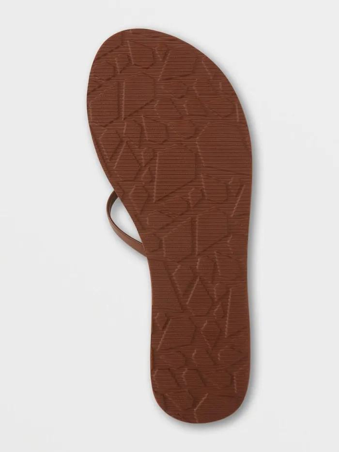 New School II Sandals 8211 Cognac Womens Volcom Sandals
