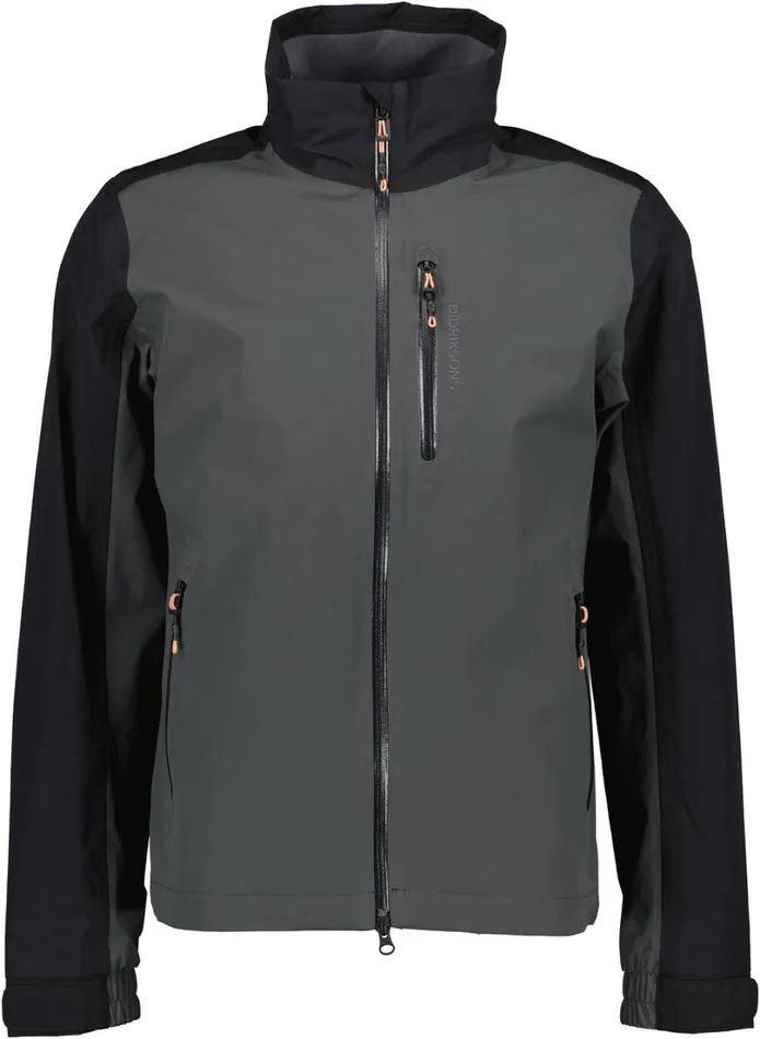 Njord Jacket Coal Black Men Didriksons Spring Jackets