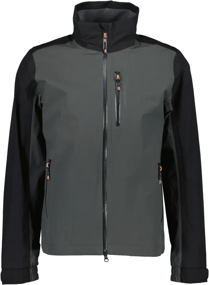 Njord Jacket Coal Black Men Didriksons Spring Jackets
