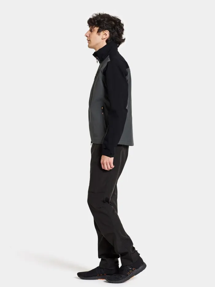Njord Jacket Coal Black Men Didriksons Spring Jackets