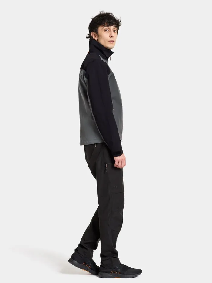Njord Jacket Coal Black Men Didriksons Spring Jackets