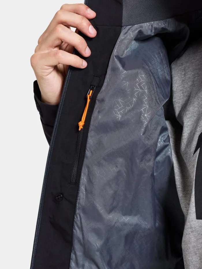 Njord Jacket Coal Black Men Didriksons Spring Jackets