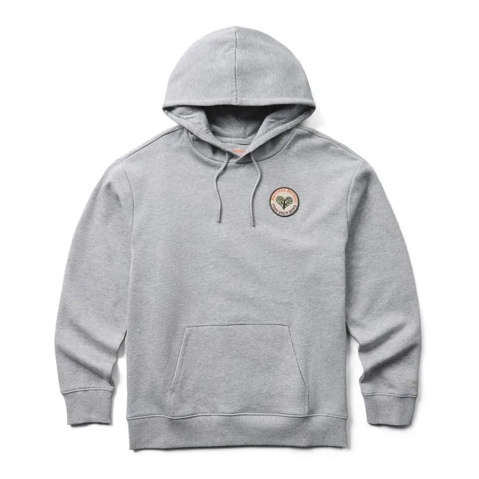 Nurture Nature Patch Fleece Hoody Grey Heather Women Merrell Tops