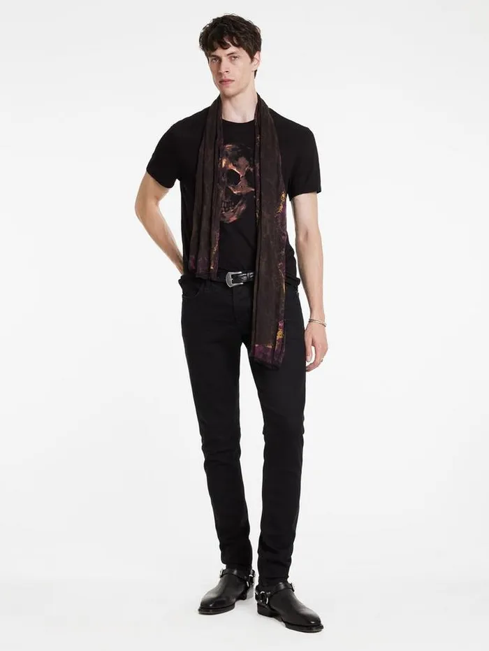 OIL SKULL TEE Black Men John Varvatos Graphic Tees