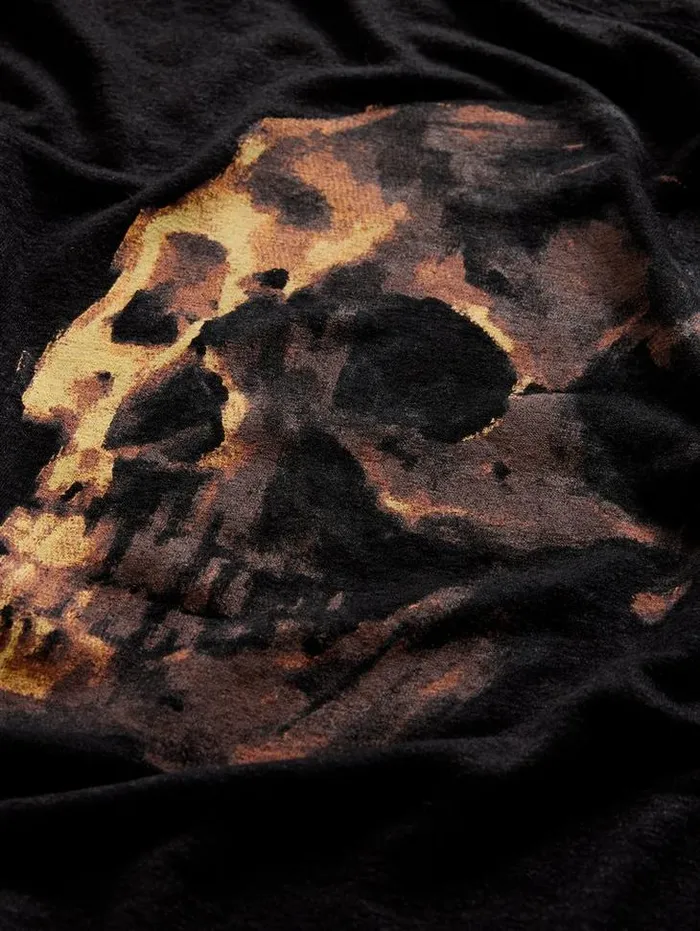 OIL SKULL TEE Black Men John Varvatos Graphic Tees