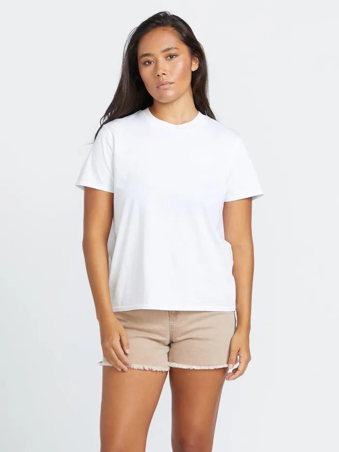 One Of Each Bf Tee 8211 White Womens Volcom Tops