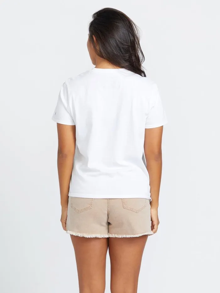 One Of Each Bf Tee 8211 White Womens Volcom Tops