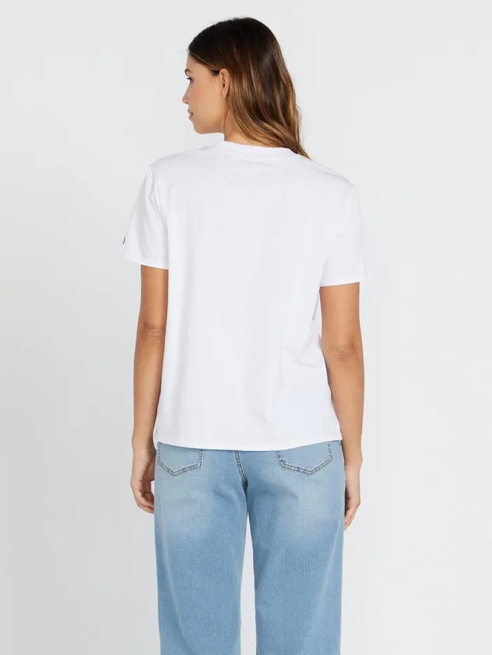 One Of Each Bf Tee 8211 White Womens Volcom Tops