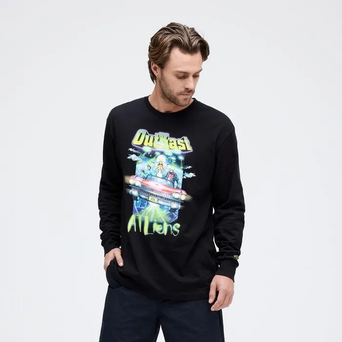 Outkast X Stance Long Sleeve Tee Black Men Stance Graphics