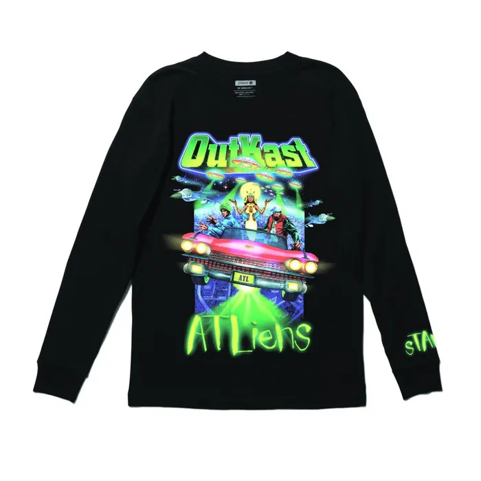 Outkast X Stance Long Sleeve Tee Black Men Stance Graphics
