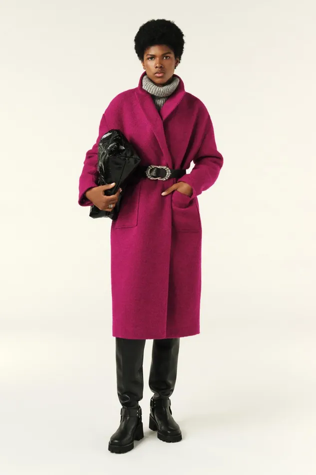 Oversized Coat Tao Pink Women Baandsh Jackets and Coats