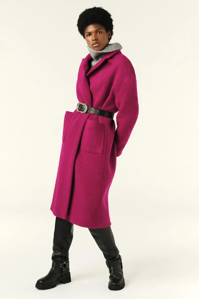 Oversized Coat Tao Pink Women Baandsh Jackets and Coats
