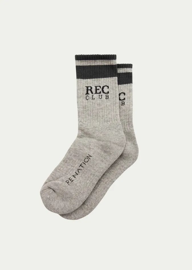 PE Nation ARCHIVE SOCK IN GREY MARLE Women Socks