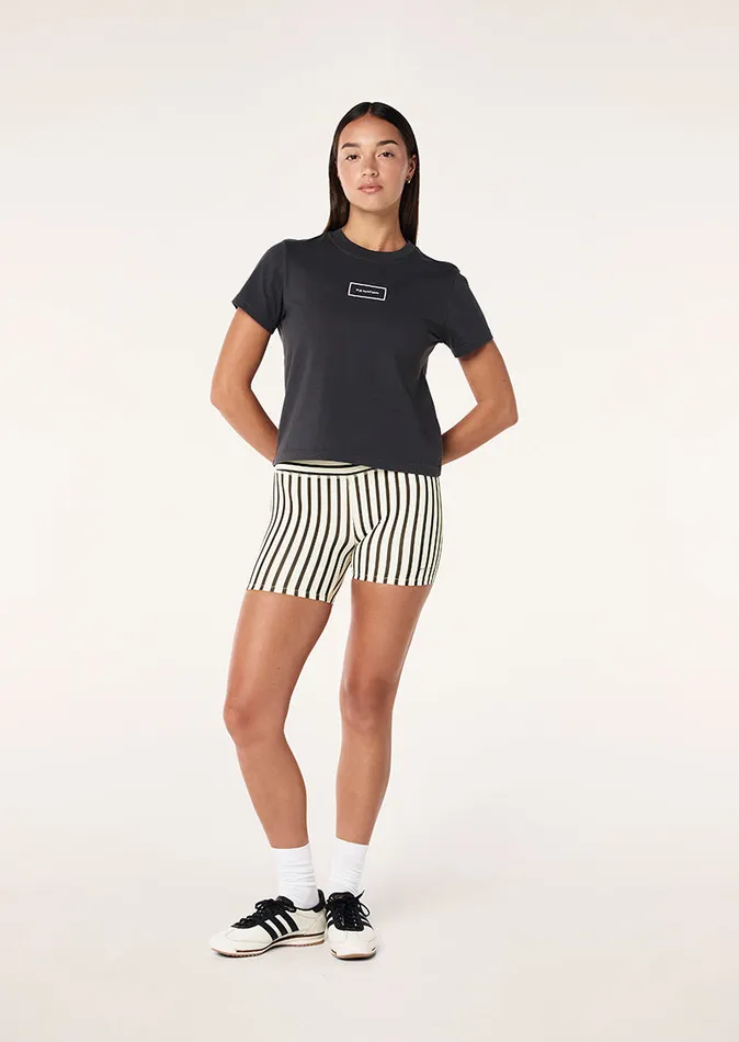PE Nation KITE TEE IN WASHED BLACK Women Tees