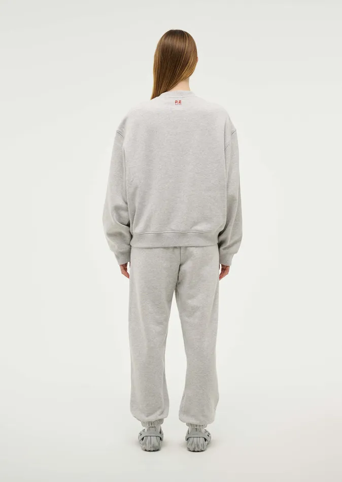 PE Nation PHYSICAL SWEAT IN GREY MARL Women Loungewear
