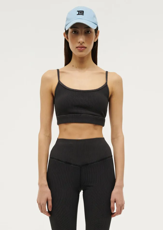PE Nation SportsBras Women ACTUALISE SPORTS BRA IN WASHED BLACK
