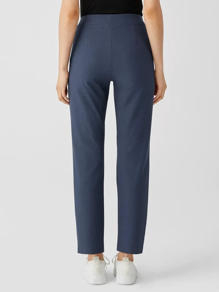 Pants Shorts and Jumpsuits Women Eileen Fisher Washable Stretch Crepe Pant Ocean