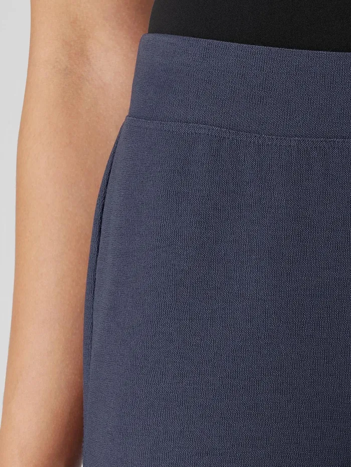 Pants Shorts and Jumpsuits Women Eileen Fisher Washable Stretch Crepe Straight Pant Ocean