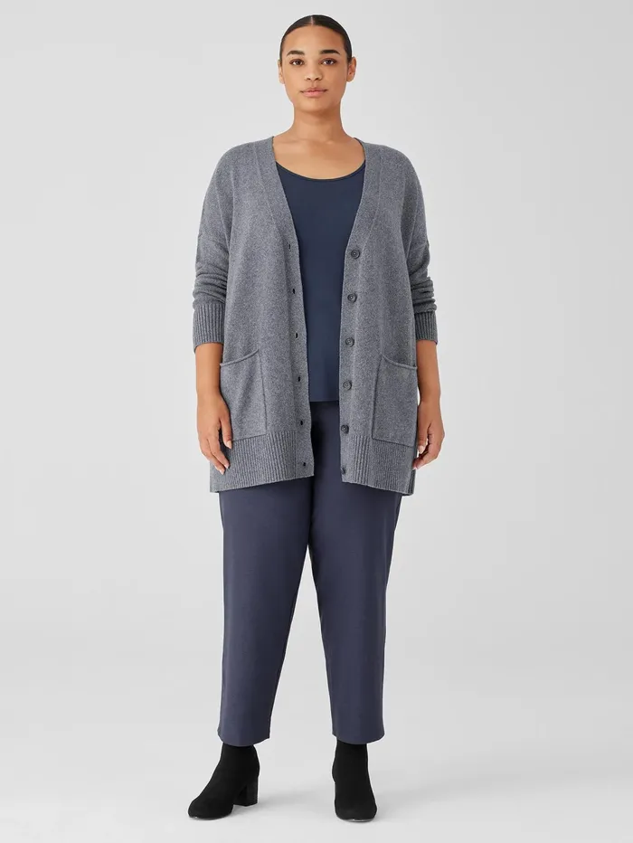 Pants Shorts and Jumpsuits Women Eileen Fisher Washable Stretch Crepe Straight Pant Ocean