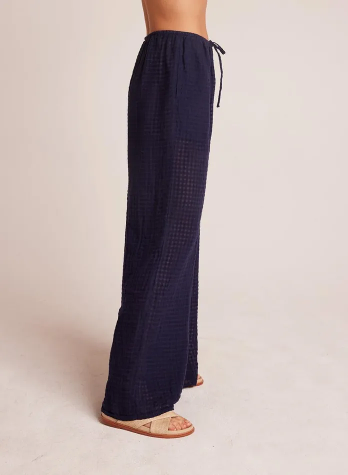 Pants Women Bella Dahl Wide Leg Pocket Beach Pant 8211 Tropic Navy Pants Women Bella Dahl Wide Leg Pocket Beach Pant 8211 Tropic Navy