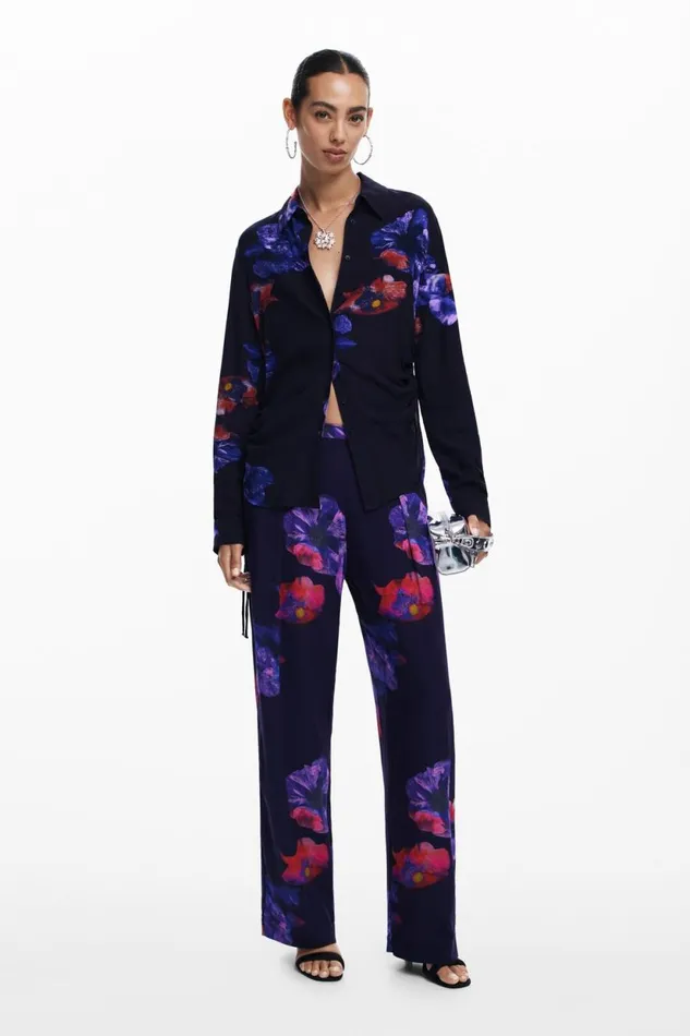 Pants Women Desigual Trousers Black