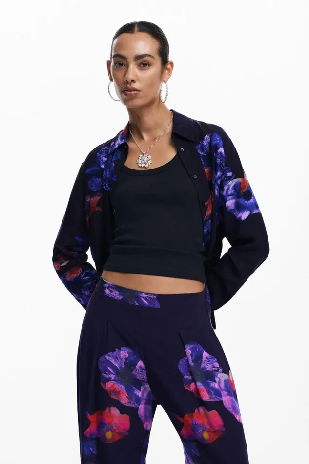 Pants Women Desigual Trousers Black