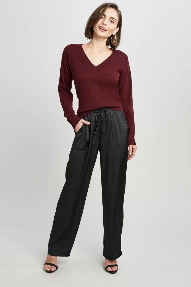 Pants Women Elie Tahari Zuma Pull On Pant Black