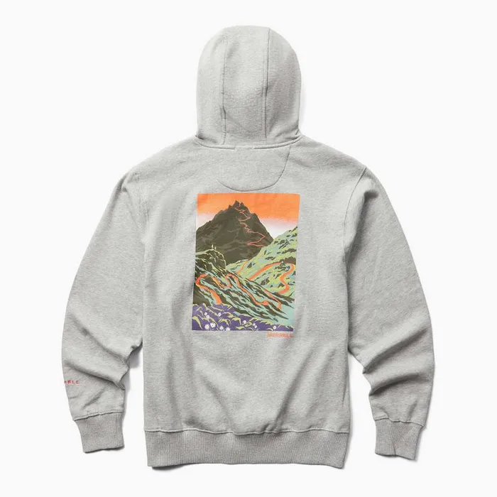 Pathway Mountain Hoody Grey Heather Men Merrell Tops Pathway Mountain Hoody Grey Heather Men Merrell Tops