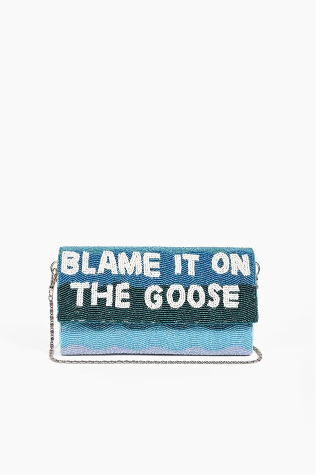 Personalize Blame Game Clutch Women Travel and Beach Bags America and Beyond