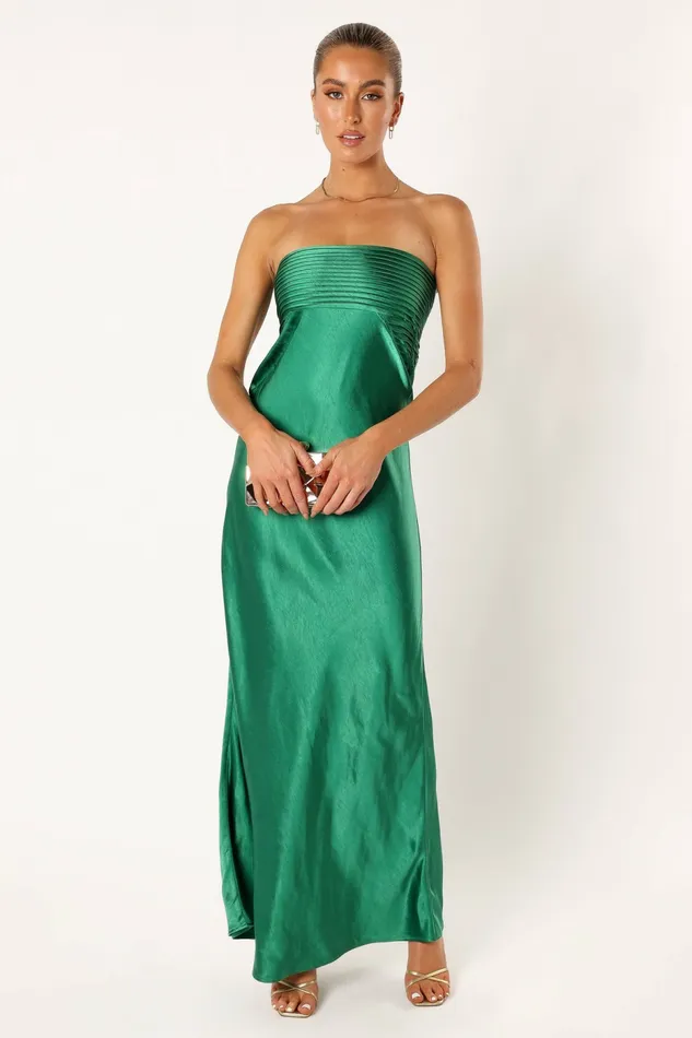 Petal and Pup Event Dresses Women Adina Maxi Dress Emerald