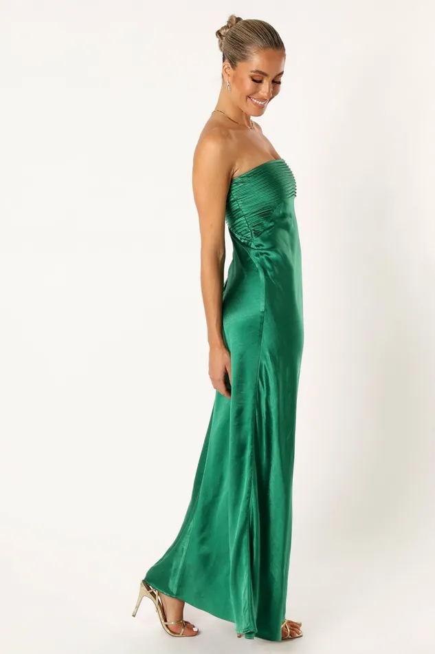 Petal and Pup Event Dresses Women Adina Maxi Dress Emerald