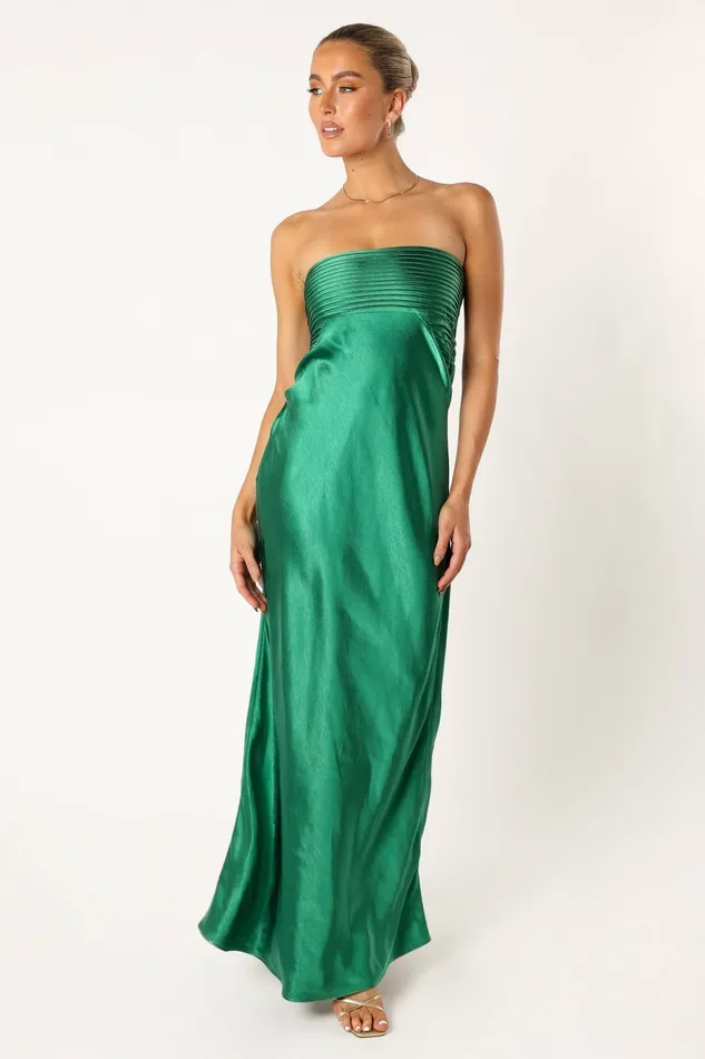 Petal and Pup Event Dresses Women Adina Maxi Dress Emerald