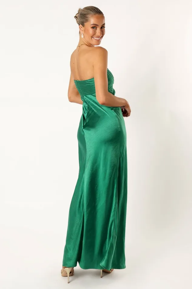 Petal and Pup Event Dresses Women Adina Maxi Dress Emerald