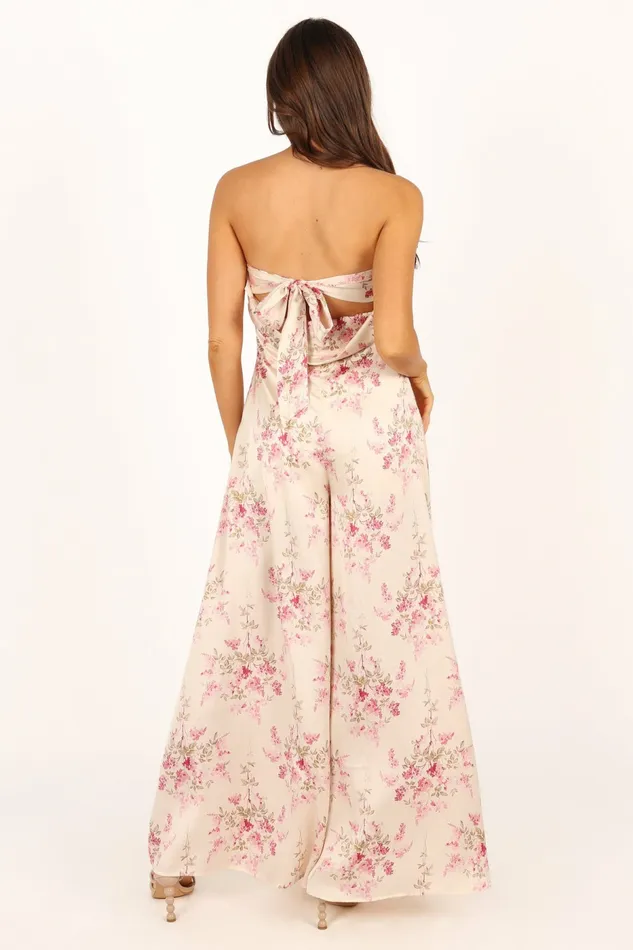 Petal and Pup Jumpsuits and Rompers Women Giselle Strapless Jumpsuit Off White
