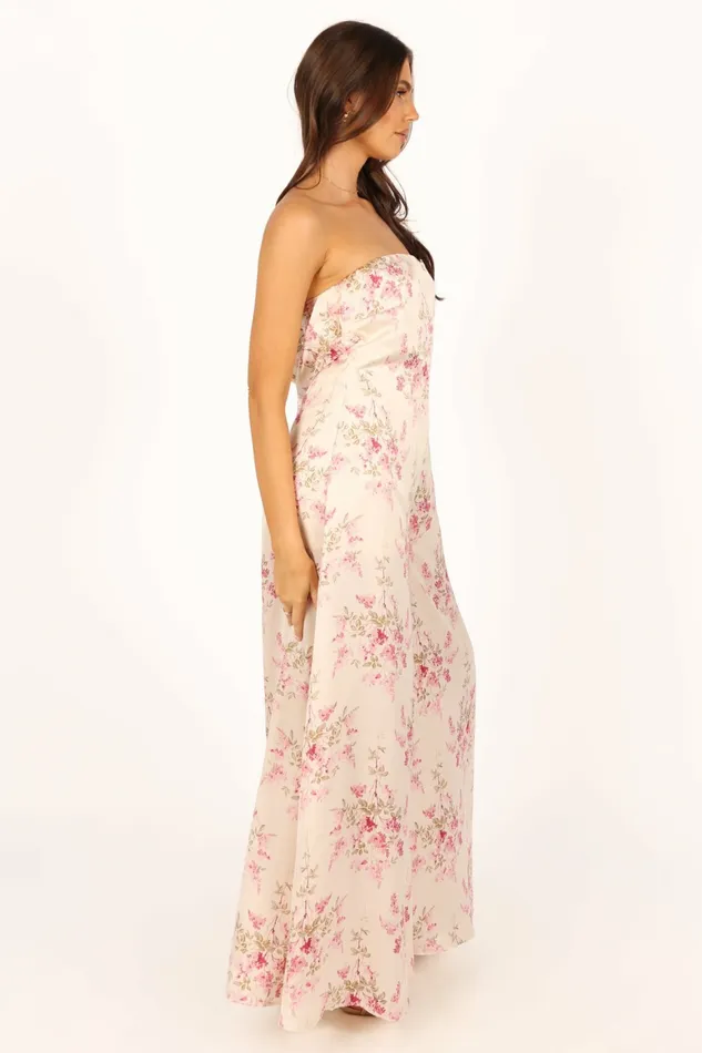Petal and Pup Jumpsuits and Rompers Women Giselle Strapless Jumpsuit Off White