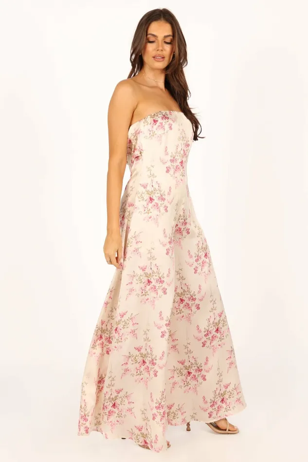 Petal and Pup Jumpsuits and Rompers Women Giselle Strapless Jumpsuit Off White