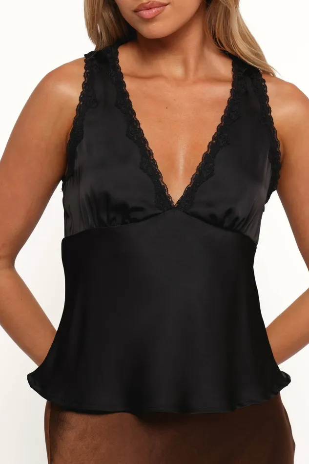 Petal and Pup Kelso Top Black Women Tops